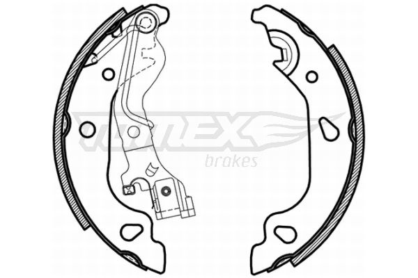 TOMEX BRAKES Piduriklotside komplekt TX 21-59